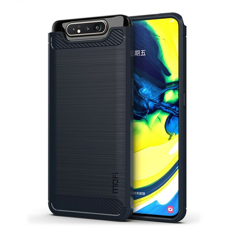 Θήκη Samsung Galaxy A80 / A90 Mofi Brushed Carbon Fiber