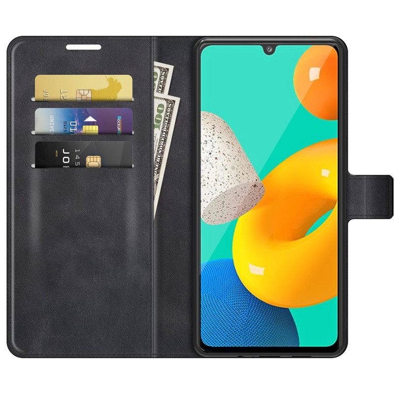 Θήκη Flip Samsung Galaxy M32 Faux Leather Slim