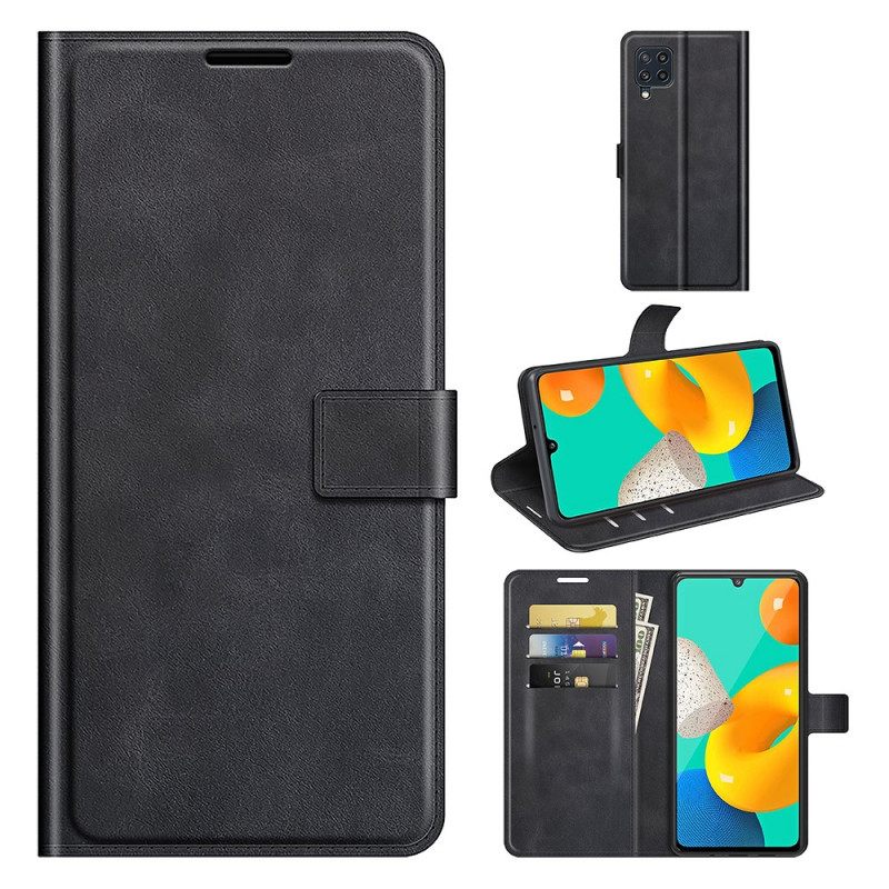 Θήκη Flip Samsung Galaxy M32 Faux Leather Slim