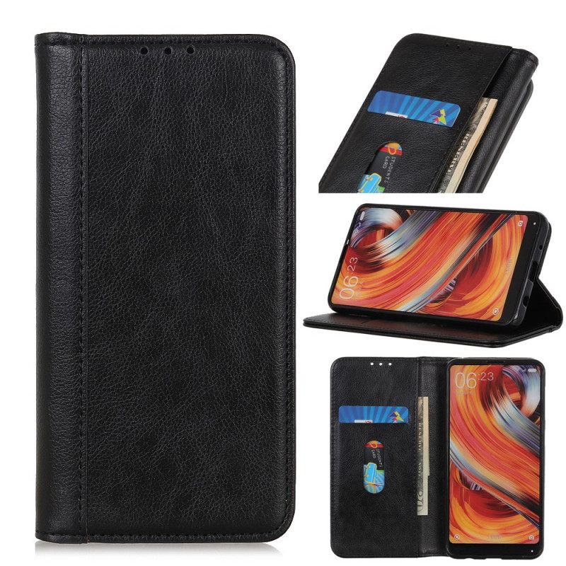 θηκη κινητου Samsung Galaxy M32 Θήκη Flip Elegance Split Leather Litchi