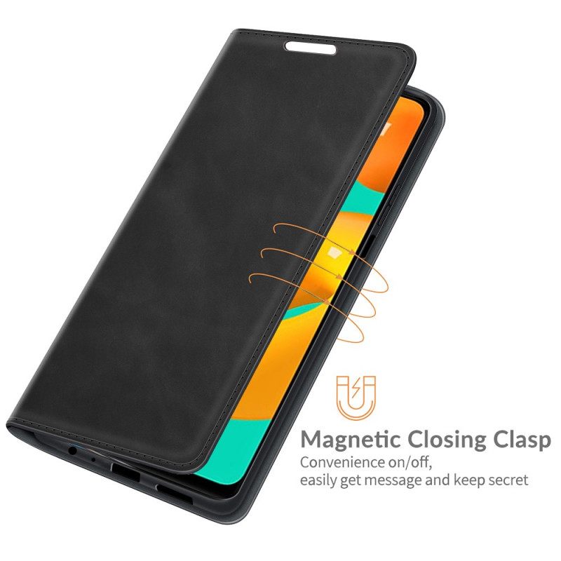 θηκη κινητου Samsung Galaxy M32 Θήκη Flip Σχεδιασμός Με Στυλ Δέρματος