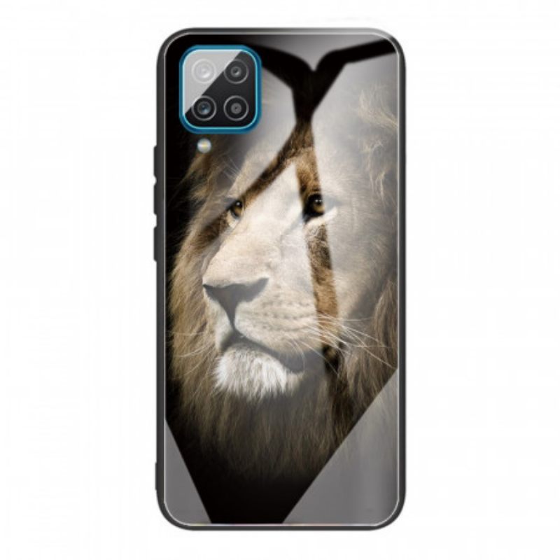 Θήκη Samsung Galaxy M32 Lion Head Tempered Glass