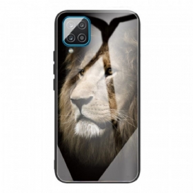 Θήκη Samsung Galaxy M32 Lion Head Tempered Glass