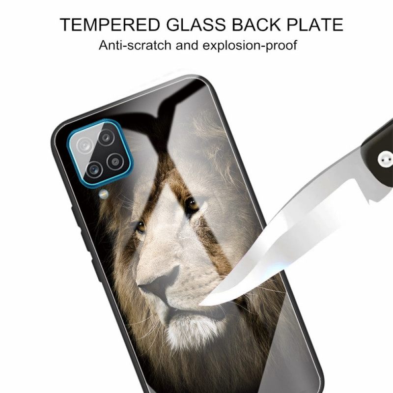 Θήκη Samsung Galaxy M32 Lion Head Tempered Glass