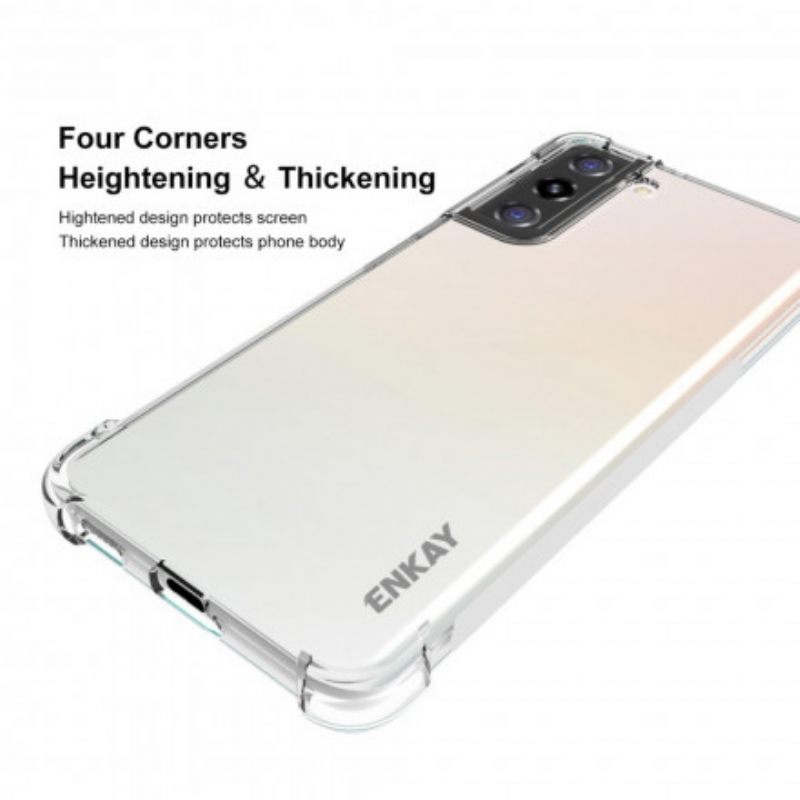 θηκη κινητου Samsung Galaxy S21 Plus 5G Enkay Combo Και Tempered Glass