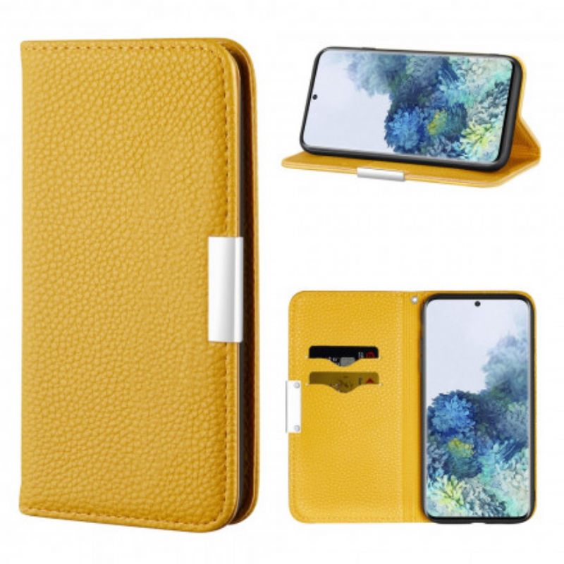 θηκη κινητου Samsung Galaxy S21 Plus 5G Θήκη Flip Faux Leather Litchi Ultra Chic