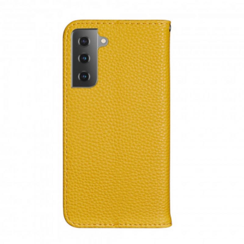 θηκη κινητου Samsung Galaxy S21 Plus 5G Θήκη Flip Faux Leather Litchi Ultra Chic