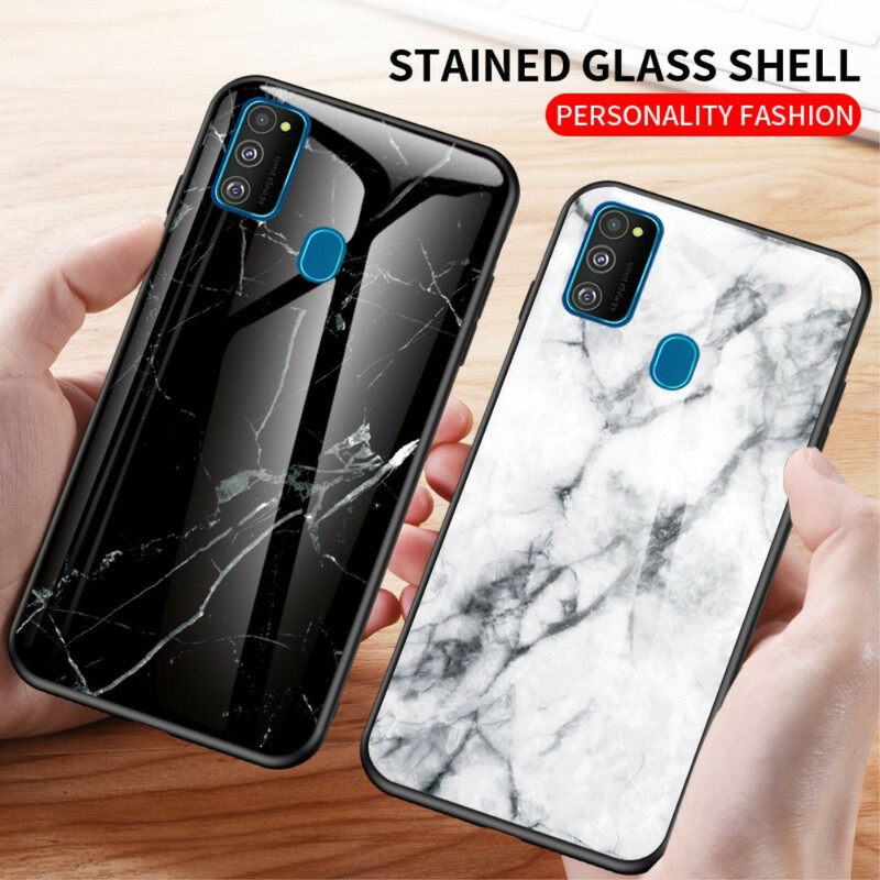 Θήκη Samsung Galaxy M21 Premium Color Tempered Glass