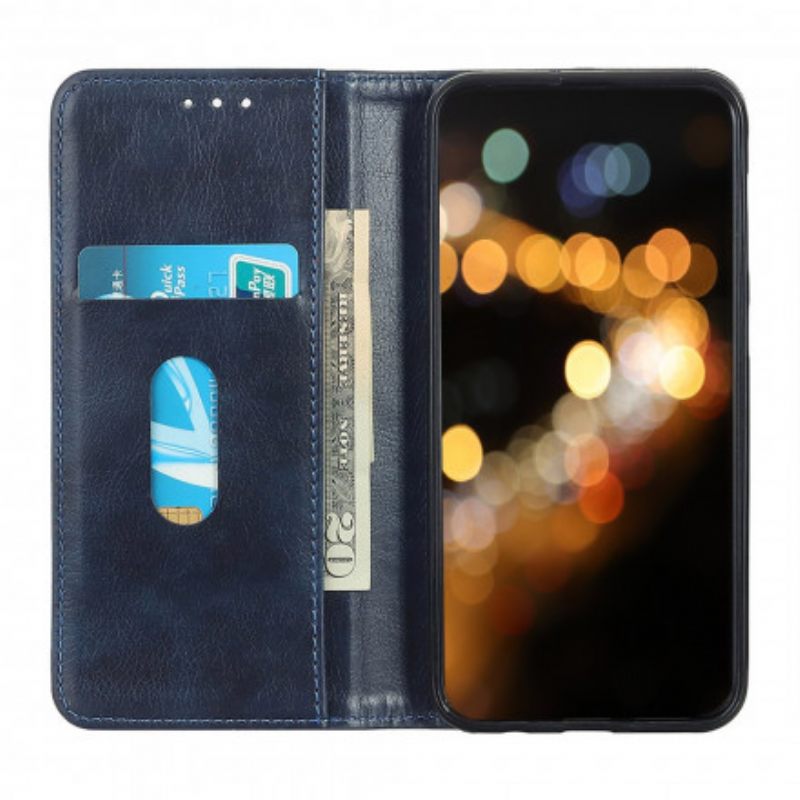 θηκη κινητου OnePlus 9 Θήκη Flip Litchi Split Leather