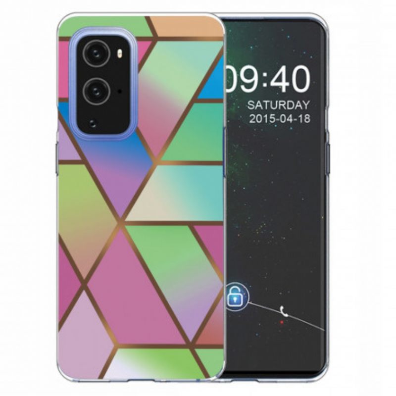 Θήκη OnePlus 9 Γεωμετρικό Μάρμαρο