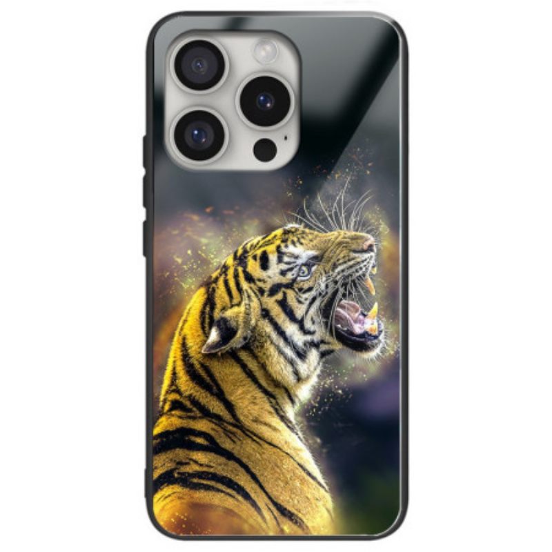 Κάλυμμα iPhone 16 Pro Roaring Tiger Tempered Glass