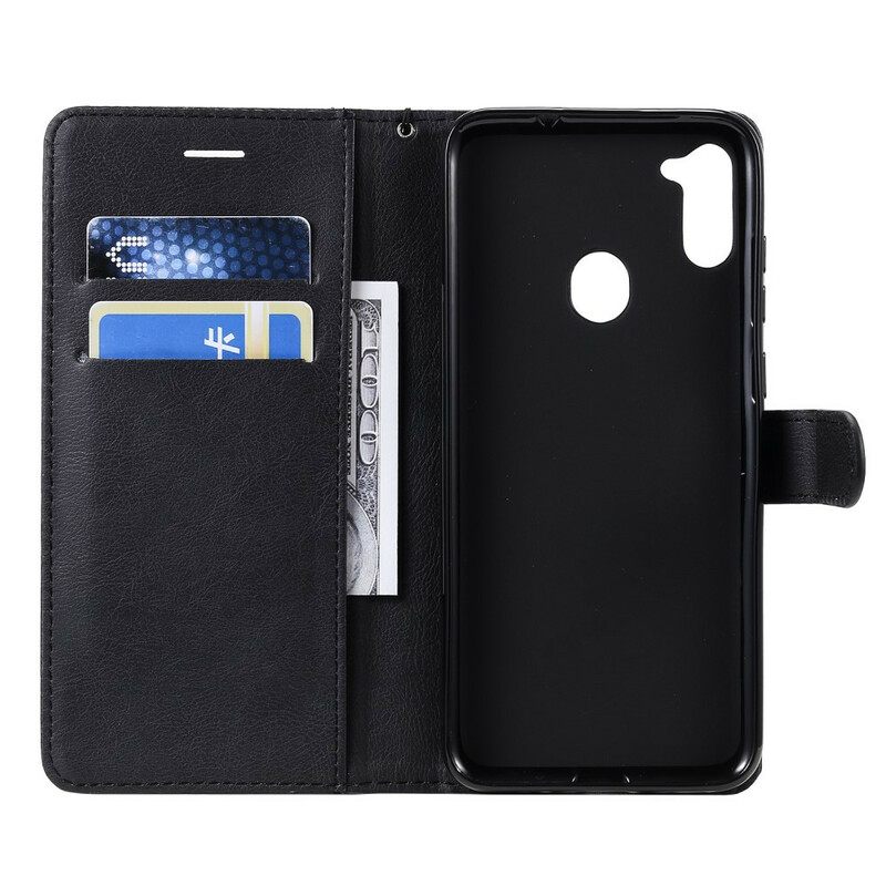 Κάλυμμα Samsung Galaxy M11 Faux Leather Standard