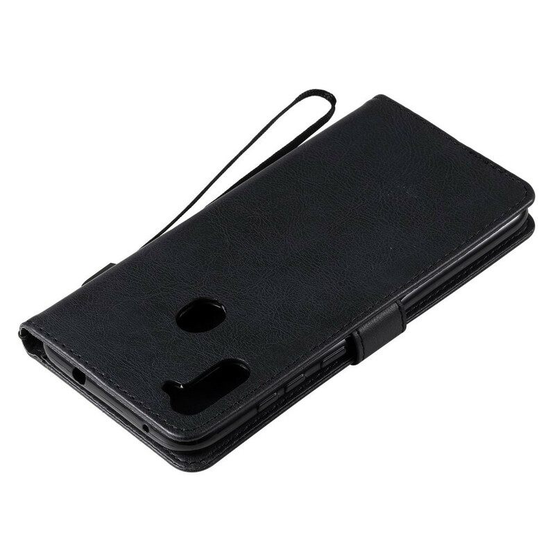 Κάλυμμα Samsung Galaxy M11 Faux Leather Standard