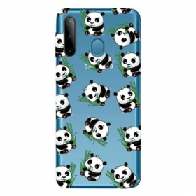 Θήκη Samsung Galaxy M11 Top Pandas Fun