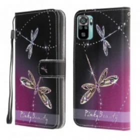 Κάλυμμα Poco M5s με κορδονι Strappy Dragonflies