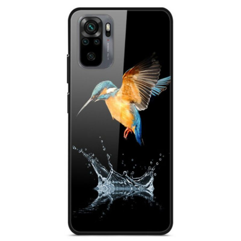 Θήκη Poco M5s Crown Bird Tempered Glass