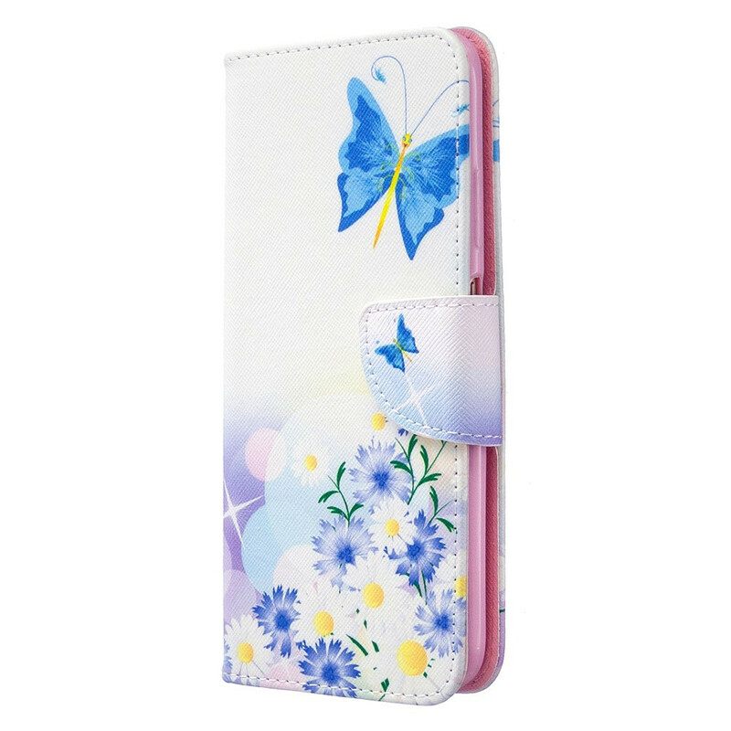 Θήκη Flip Huawei P40 Lite Couture Δερμάτινο Εφέ