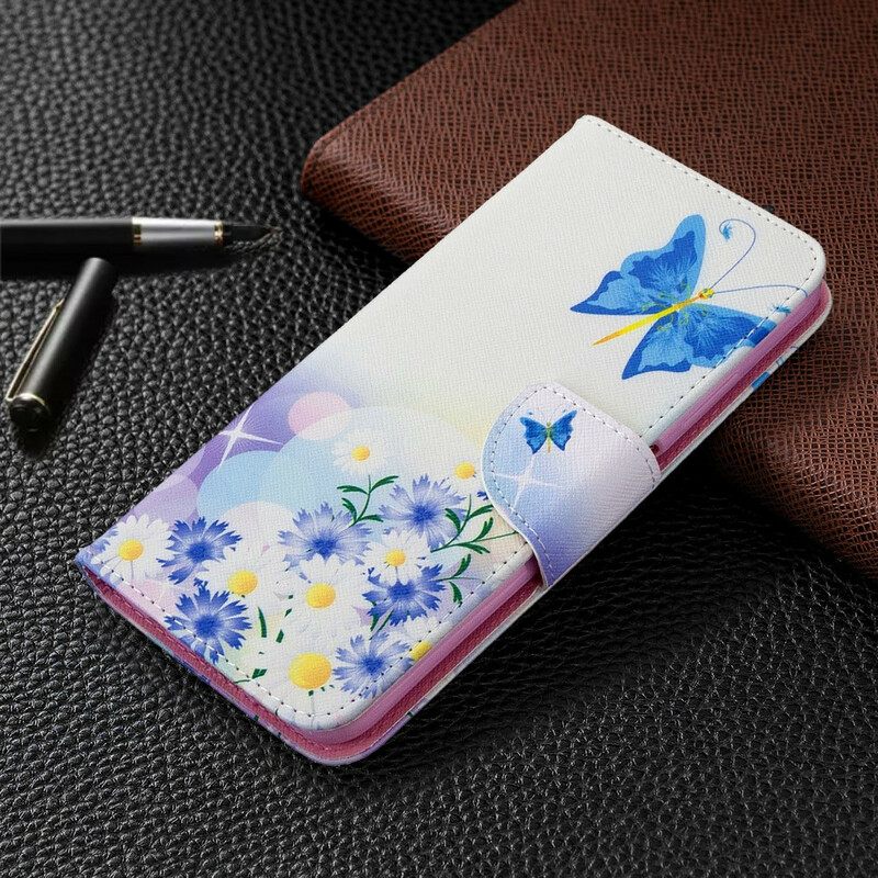 Θήκη Flip Huawei P40 Lite Couture Δερμάτινο Εφέ