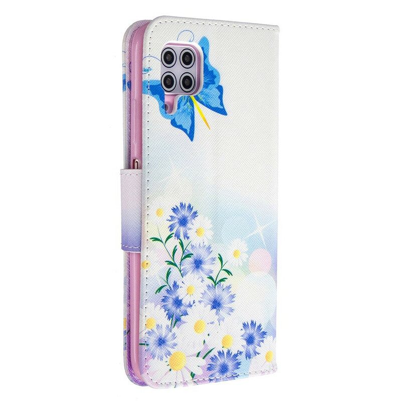 Θήκη Flip Huawei P40 Lite Couture Δερμάτινο Εφέ