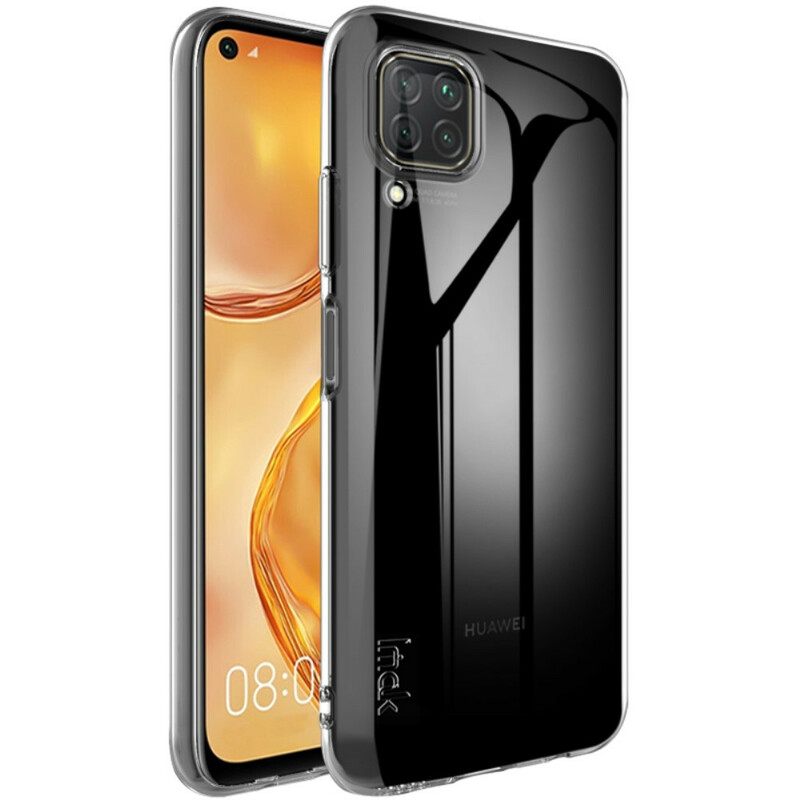 θηκη κινητου Huawei P40 Lite Βουρτσισμένο Ανθρακόνημα