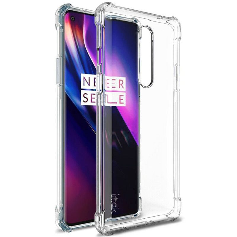 θηκη κινητου OnePlus 8 Ευέλικτη Σιλικόνη Με Φιλμ Για Οθόνη Imak