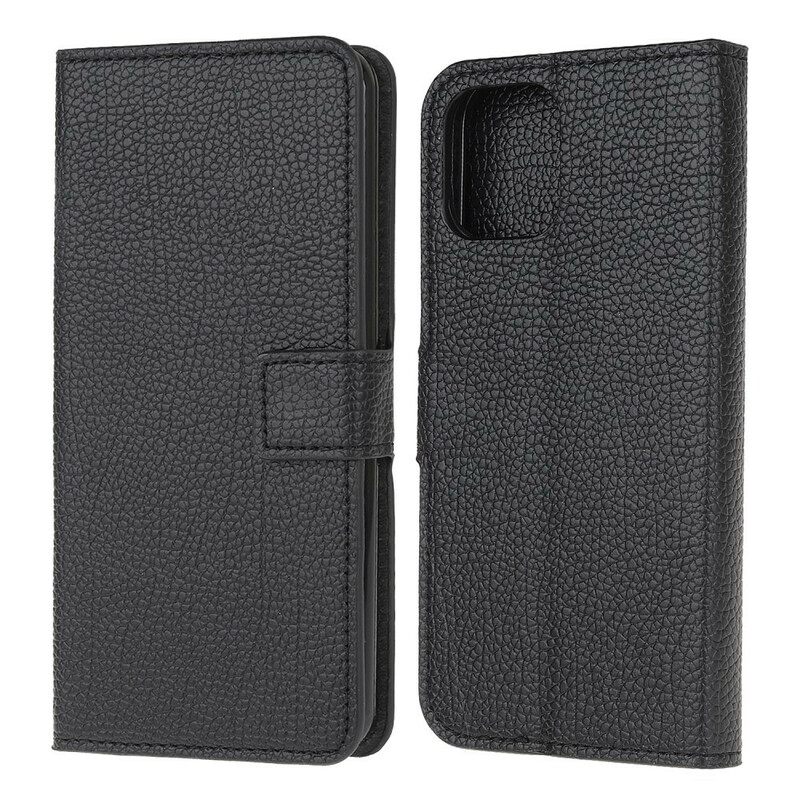 δερματινη θηκη iPhone 13 Pro Litchi Grain Leather Effect