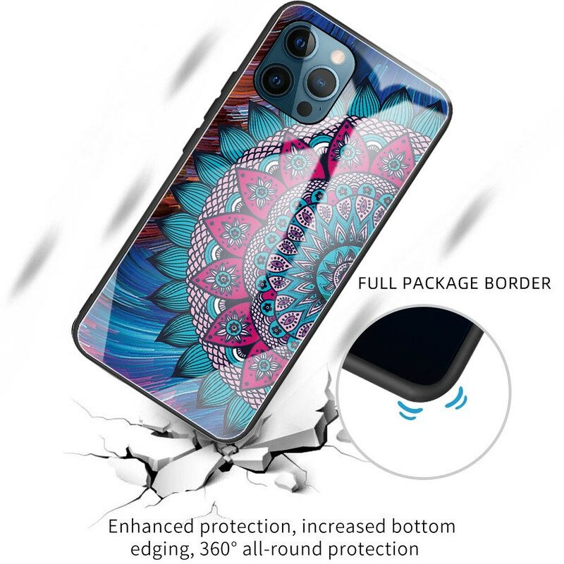 Θήκη iPhone 13 Pro Mandala Tempered Glass