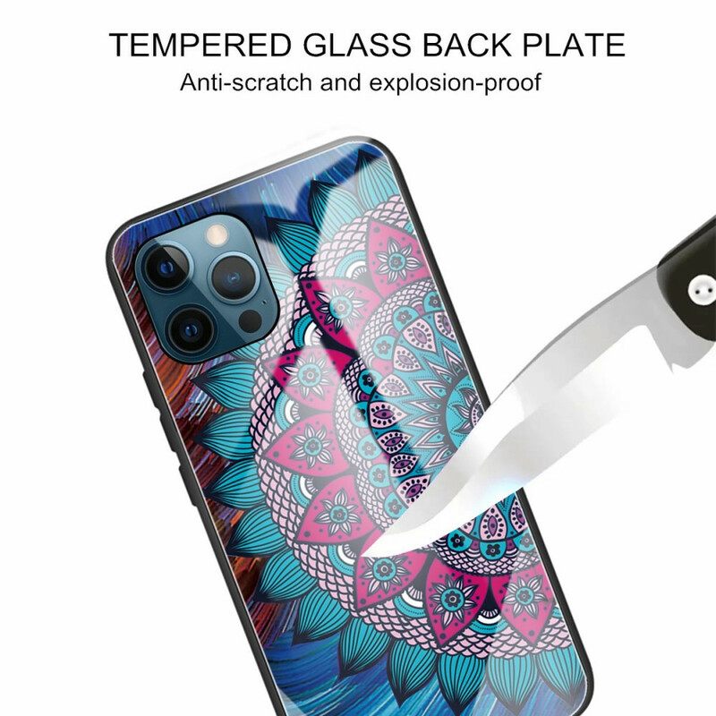 Θήκη iPhone 13 Pro Mandala Tempered Glass