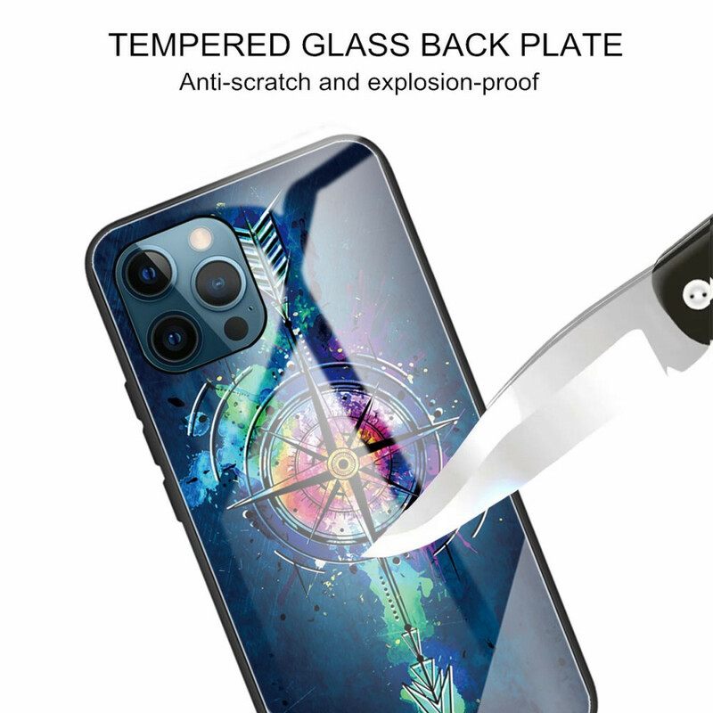 Θήκη iPhone 13 Pro Wind Rose Tempered Glass