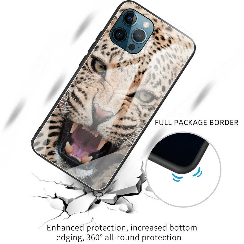 θηκη κινητου iPhone 13 Pro Leopard Tempered Glass