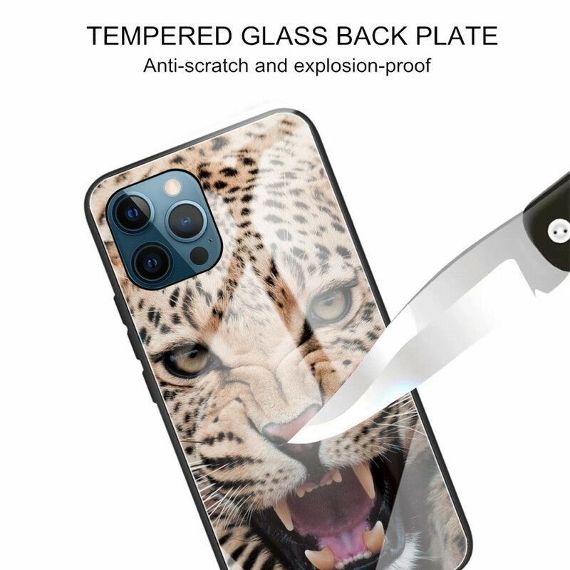 θηκη κινητου iPhone 13 Pro Leopard Tempered Glass