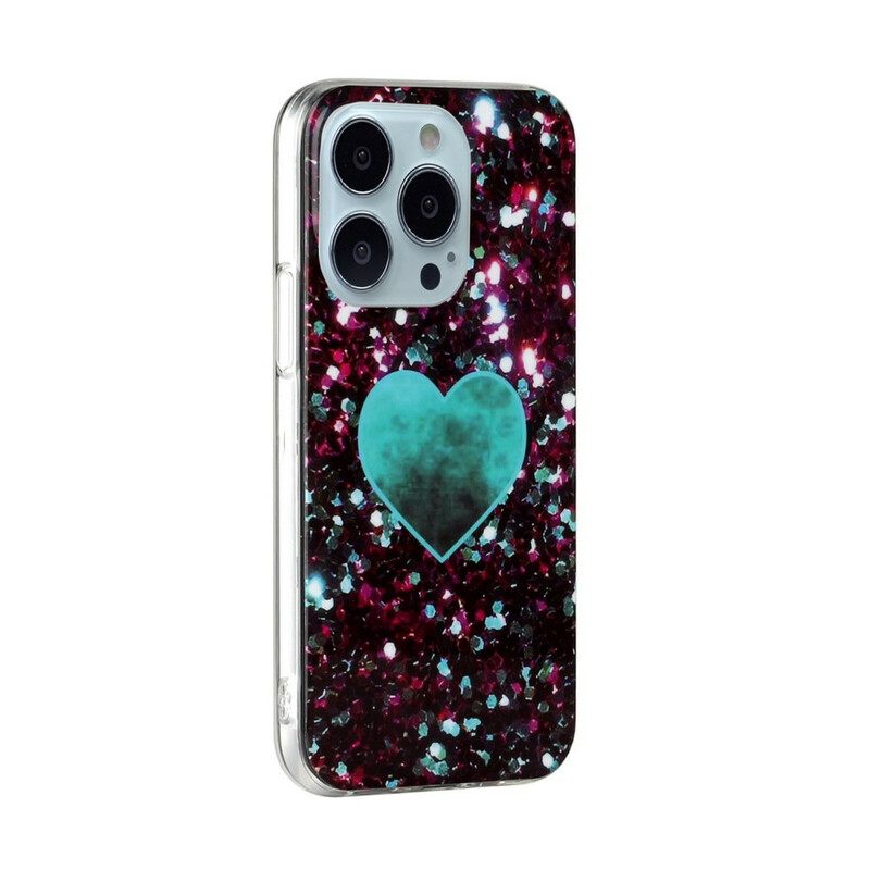 θηκη κινητου iPhone 13 Pro Μάρμαρο Glitter