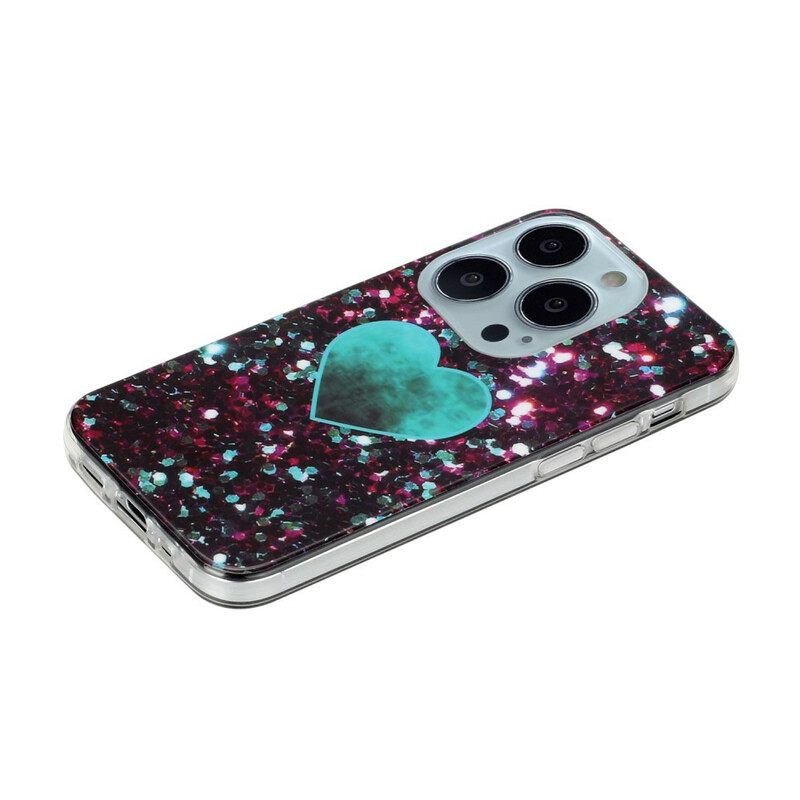 θηκη κινητου iPhone 13 Pro Μάρμαρο Glitter