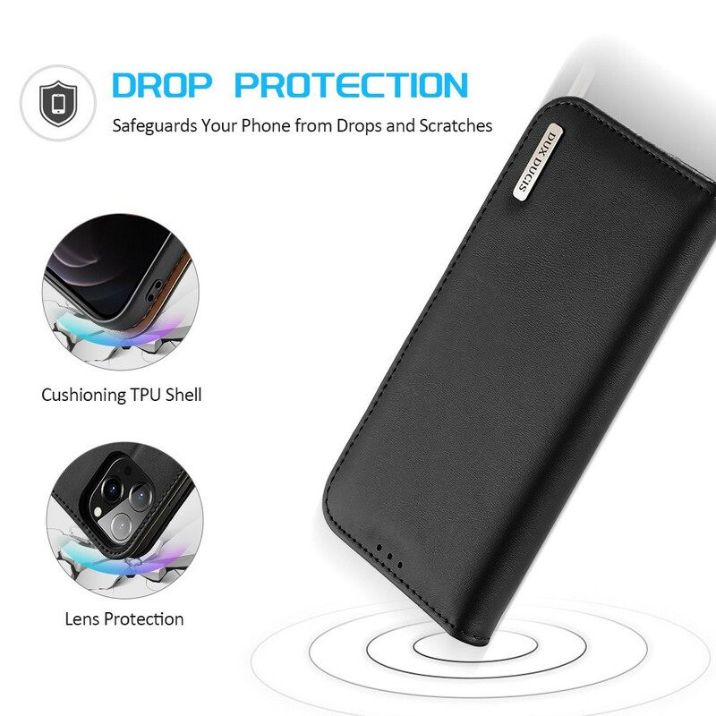 θηκη κινητου iPhone 13 Pro Θήκη Flip Dux Ducis Rfid Split Leather