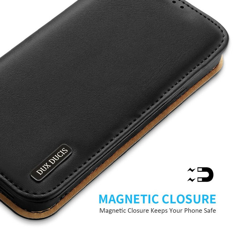 θηκη κινητου iPhone 13 Pro Θήκη Flip Dux Ducis Rfid Split Leather