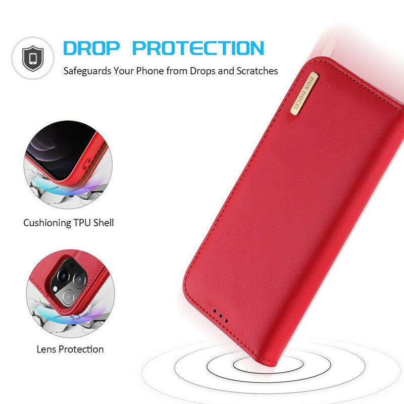 θηκη κινητου iPhone 13 Pro Θήκη Flip Dux Ducis Rfid Split Leather