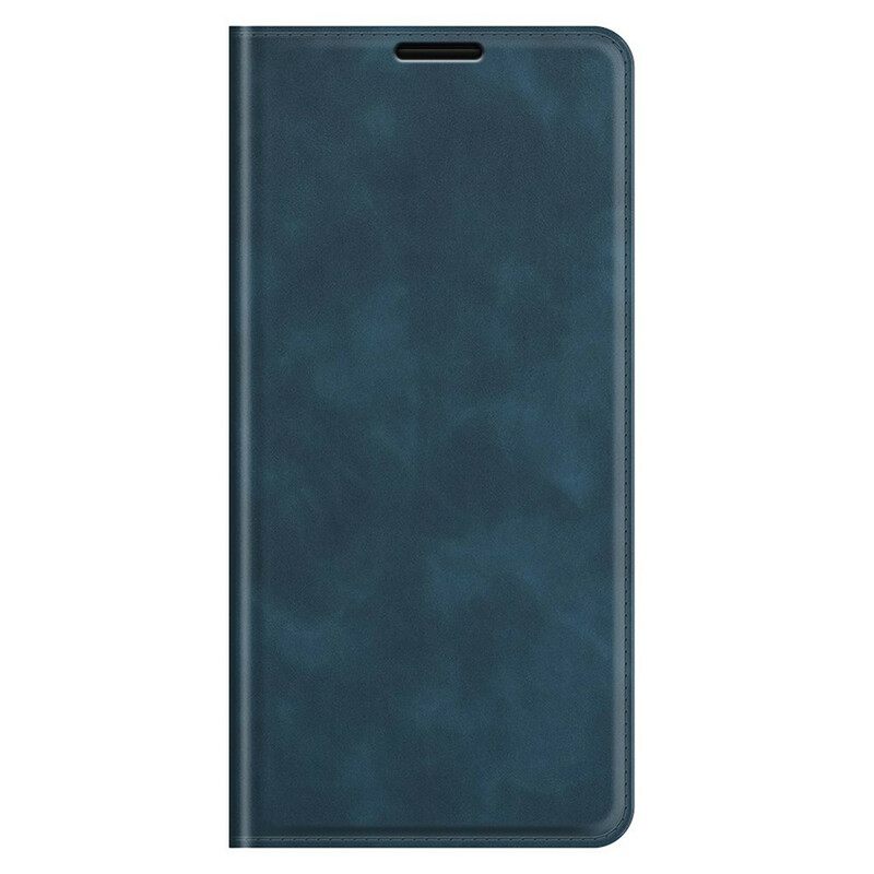 θηκη κινητου iPhone 13 Pro Θήκη Flip Εφέ Silk Soft Leather