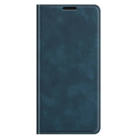 θηκη κινητου iPhone 13 Pro Θήκη Flip Εφέ Silk Soft Leather