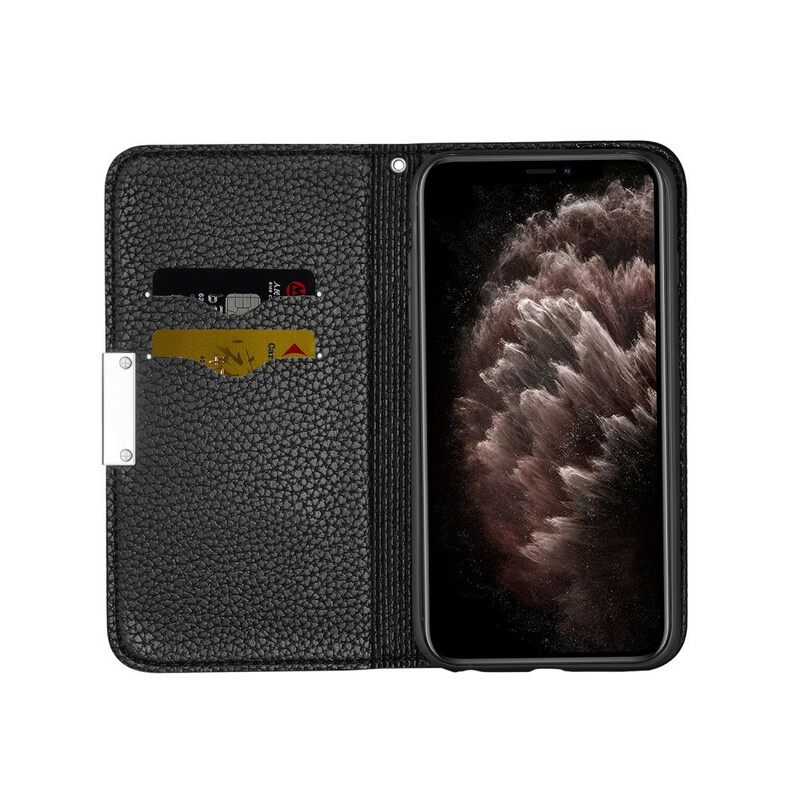 θηκη κινητου iPhone 13 Pro Θήκη Flip Faux Leather Litchi Ultra Chic