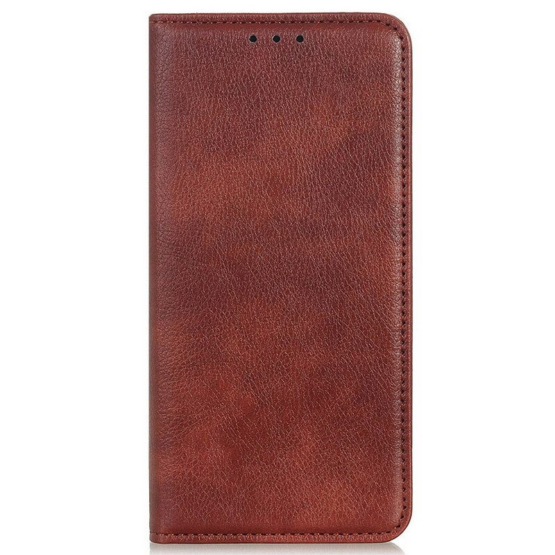 θηκη κινητου iPhone 13 Pro Θήκη Flip Lychee Split Leather