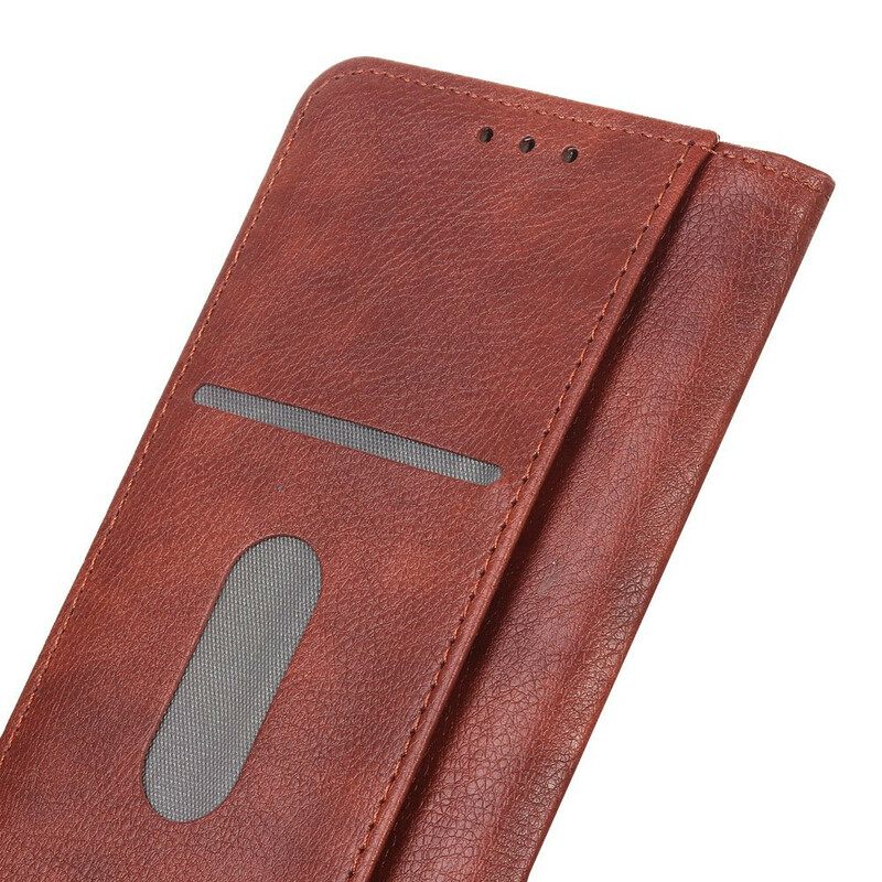 θηκη κινητου iPhone 13 Pro Θήκη Flip Lychee Split Leather