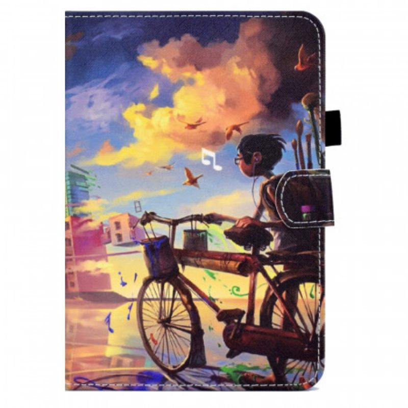 δερματινη θηκη iPad Mini 6 (2021) Bike Art