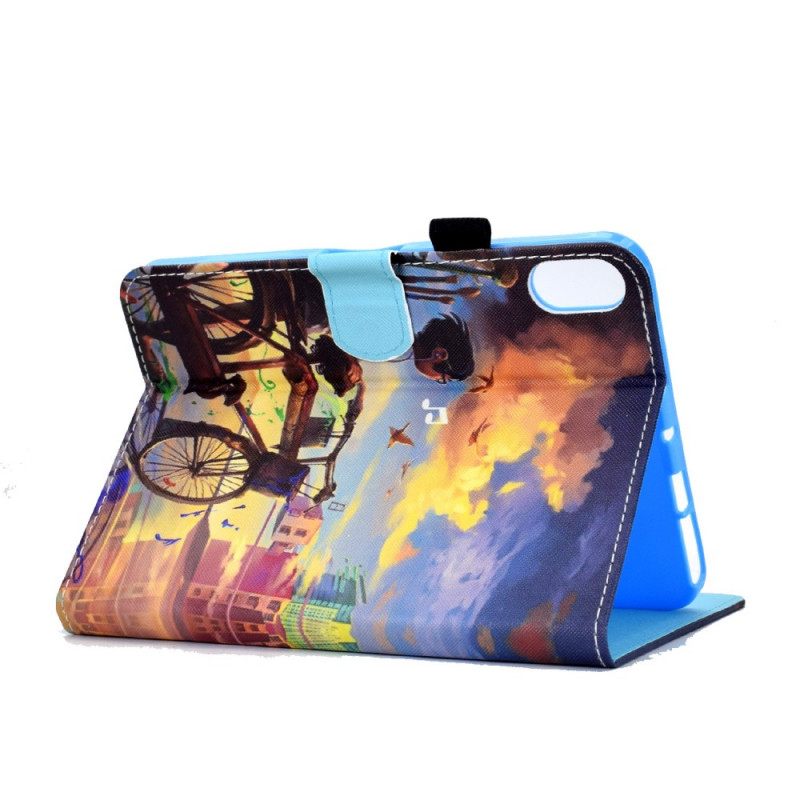 δερματινη θηκη iPad Mini 6 (2021) Bike Art