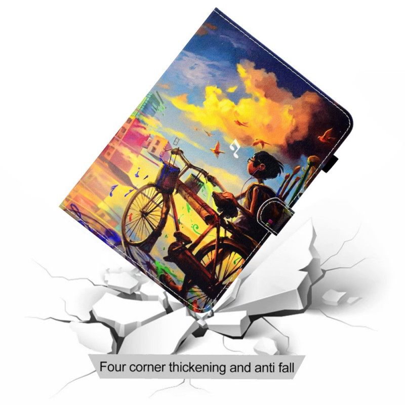 δερματινη θηκη iPad Mini 6 (2021) Bike Art