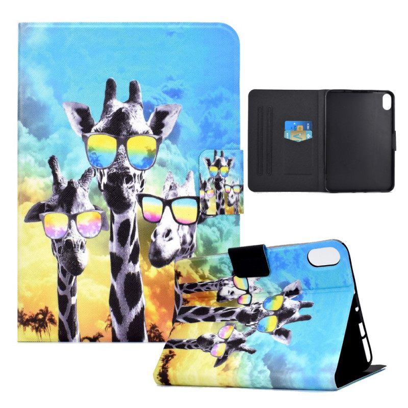 δερματινη θηκη iPad Mini 6 (2021) Funky Giraffes