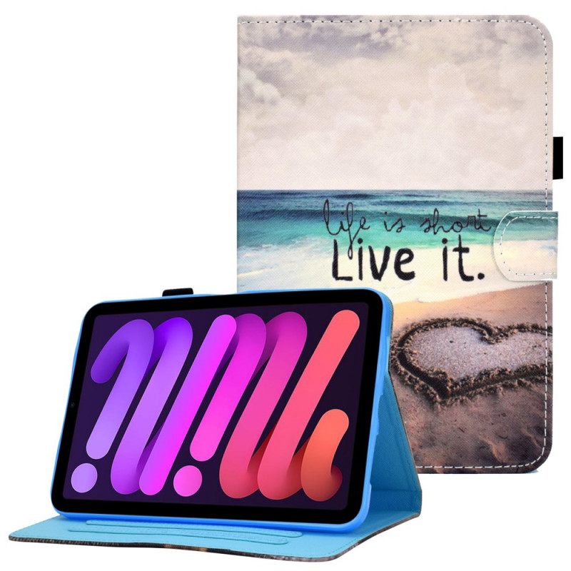 Κάλυμμα iPad Mini 6 (2021) Live It Beach