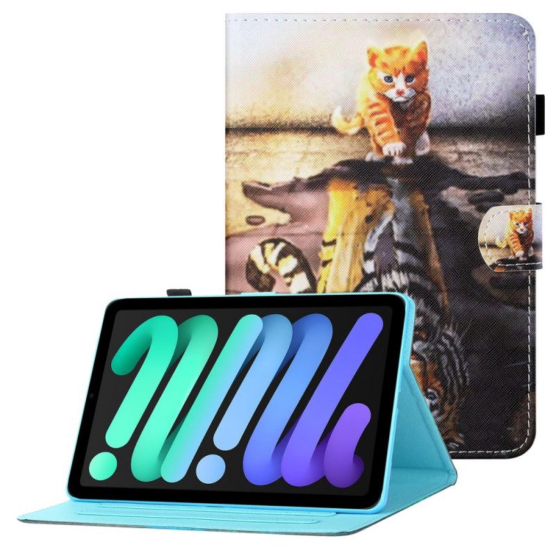 Θήκη Flip iPad Mini 6 (2021) Kitten Art