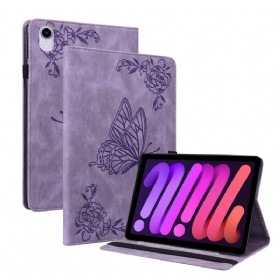 Θήκη Flip iPad Mini 6 (2021) Στυλιζαρισμένες Πεταλούδες