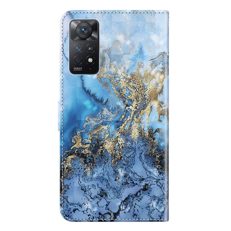 Κάλυμμα Xiaomi Redmi Note 11 Pro / 11 Pro 5G Μαρμάρινο Σχέδιο Με Κορδόνι