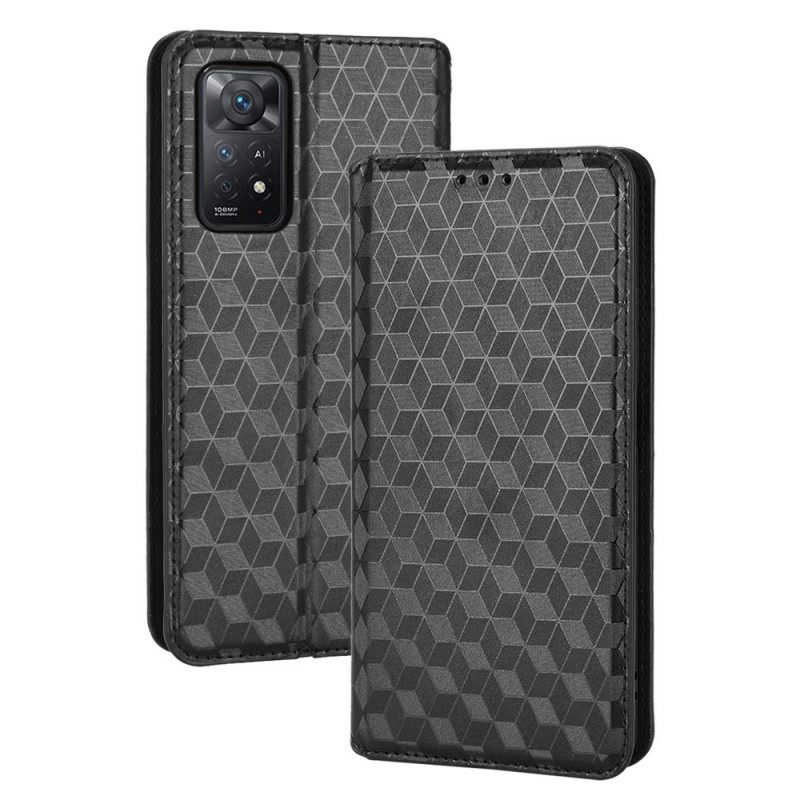 θηκη κινητου Xiaomi Redmi Note 11 Pro / 11 Pro 5G Θήκη Flip 3d Diamond Leather Effect